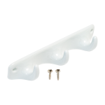 Pat�re 3 crochets en porcelaine blanche 18 � 3cm - merigous