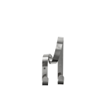 Pat�re en fer argent� 9x14x4cm ribbon - broste copenhagen