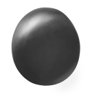 Pat�re en laiton massif patin� noir 6cm chanterelle - ferm living