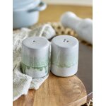 Paula salt & pepper shaker set green stoneware (ensemble de sali�res et poivri�res en gr�s vert) bloomingville ...