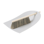 Pelle � poussi�re gris clair et balai en h�tre dustpan & broom gris clair - normann copenhagen