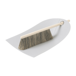 Pelle � poussi�re gris clair et balai en h�tre dustpan & broom gris clair - normann copenhagen