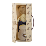 Peluche willes polyester marron - bloomingville mini