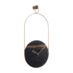 Pendule en marbre sahara et laiton eslab�n g - nomon