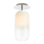 Petit plafonnier en verre souffl� blanc gople - artemide