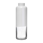 Petit vase blanc magnolia - nude glass