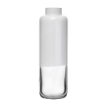 Petit vase blanc magnolia - nude glass