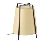 Petite lampe de table en papyrus 28 x 35 cm akane - faro barcelona