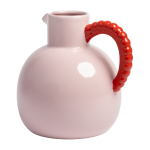 Pichet en gr�s perle rose 20, 5cm - &klevering