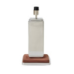 Pied de lampe brut chrome - hkliving