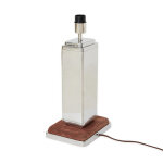 Pied de lampe brut chrome - hkliving