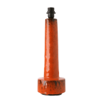 Pied de lampe r�tro en gr�s rouge - hkliving