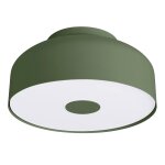 Plafonnier en acier vert olive 30x15cm omiq - sollux