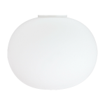 Plafonnier design en verre opalin 27 x 33 cm glo - ball - flos