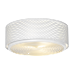 Plafonnier g13 large blanc pierre guariche - sammode