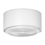 Plafonnier g13 medium blanc pierre guariche - sammode