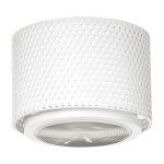 Plafonnier g13 small blanc pierre guariche - sammode