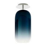 Plafonnier en verre souffl� bleu gople - artemide