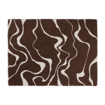 Plaid en coton brun cacao 200x150cm felu - noo. ma