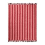 Plaid en laine ray� blush et bourgogne tide - schneid studio