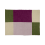 Plaid en laine violet, lilas, vert 200x150cm hilu - noo. ma
