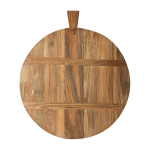 Planche � d�couper ronde en teck - hkliving