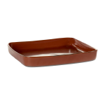 Plat carr� en gr�s rouille 18 cm - serax