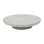Plat � g�teau en b�ton gris clair 26 x 5 cm - serax