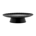 Plat � g�teau en gr�s noir 24 x 7 cm inku - serax