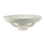 Plat en papier m�ch� blanc earth - serax