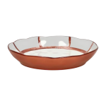 Plat en porcelaine rouille 20x3, 5cm - pomax