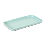 Plat rectangulaire en gr�s bleu ciel 37 x 20 cm - serax