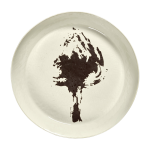 Plat de service blanc avec artichaut noir - serax
