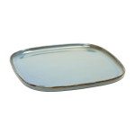 Plat de service carr� en gr�s bleu iris� 25 cm - serax