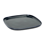 Plat de service carr� en gr�s bleu marine 25 cm - serax