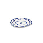 Plat de service rond en gr�s blanc et bleu 36x34x2cm 02 line - up - serax