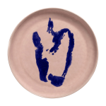 Plat de service rond rose poivron 34 cm feast - serax