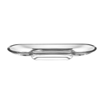 Plateau � compartiments silhouette - nude glass