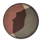 Plateau en verre rouge xl translucent silhouettes - ethnicraft accessories