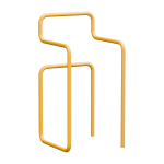 Portant � v�tements en acier mango lassi 89, 5x42, 5cm james - metallbude