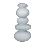 Porte - bougeoir gris cairn - nude glass