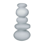 Porte - bougeoir gris cairn - nude glass