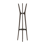 Porte - manteau en acajou teint� brun fonc� 184cm pi - ethnicraft accessories