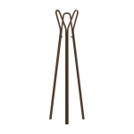 Porte - manteau en acier marron 56x169cm charles - metallbude
