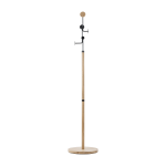 Porte - manteaux en ch�ne blanchi huil� et acier noir coat stand - gazzda
