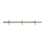 Porte - manteaux mural en aluminium beige 41x5, 2x4, 7cm relief - string furniture