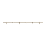 Porte - manteaux mural en aluminium beige 82x5, 2x4, 7cm relief - string furniture