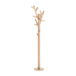 Porte - manteau sur pieds en bois de ch�ne 48 x 35 x 158 cm ambroise - hart�