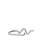 Porte - papier toilette en acier inoxydable bross� curvature - ferm living