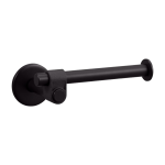 Porte papier toilette en m�tal massif noir 15, 5 x 8, 45 cm - buster + punch